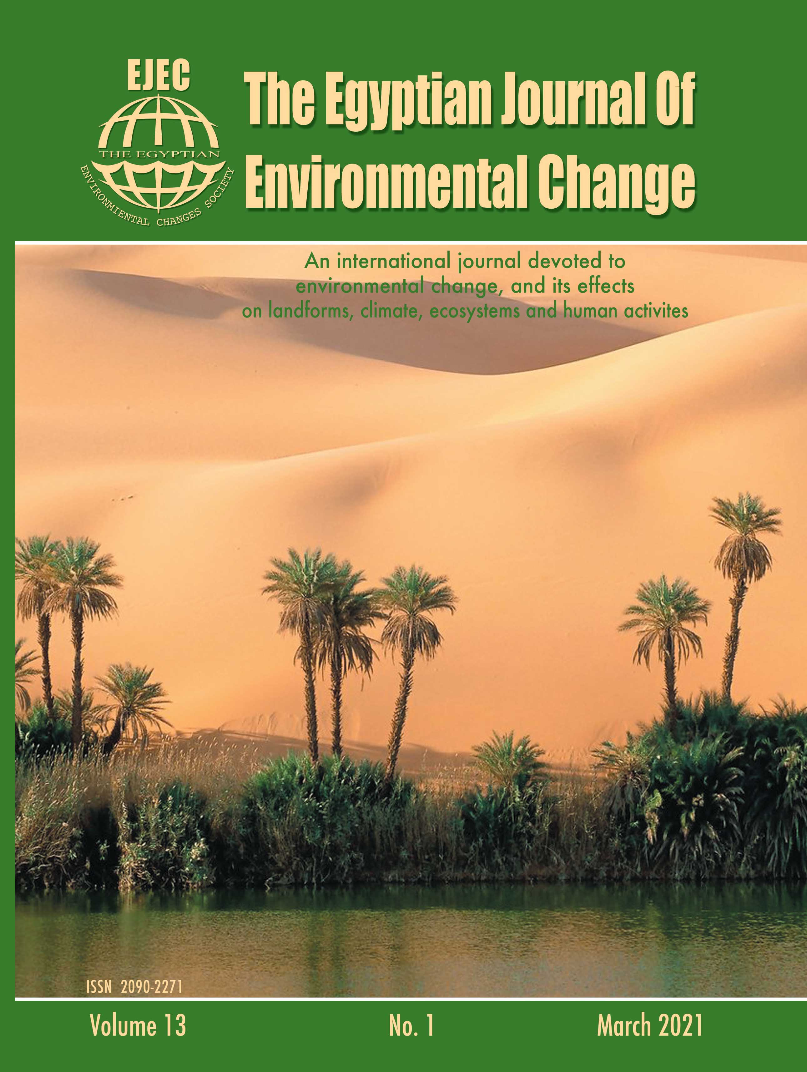 The Egyptian Journal of Environmental Change